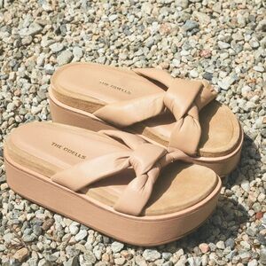 The Odells summer platform puffy slide sandal
